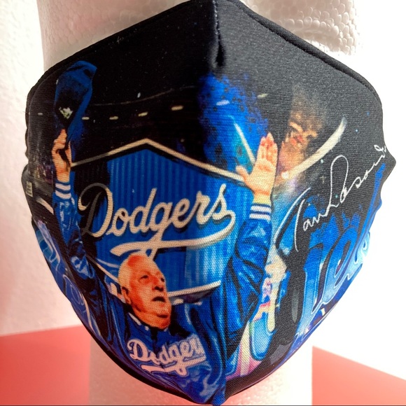 BLUEPRINT DESIGNS EXCLUSIVE Other - LA DODGERS • Tom Lasorda • Sublimated Face Mask